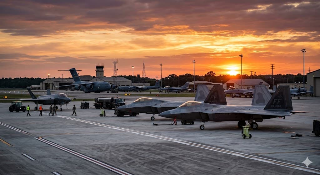 Minecraft-style block landscape